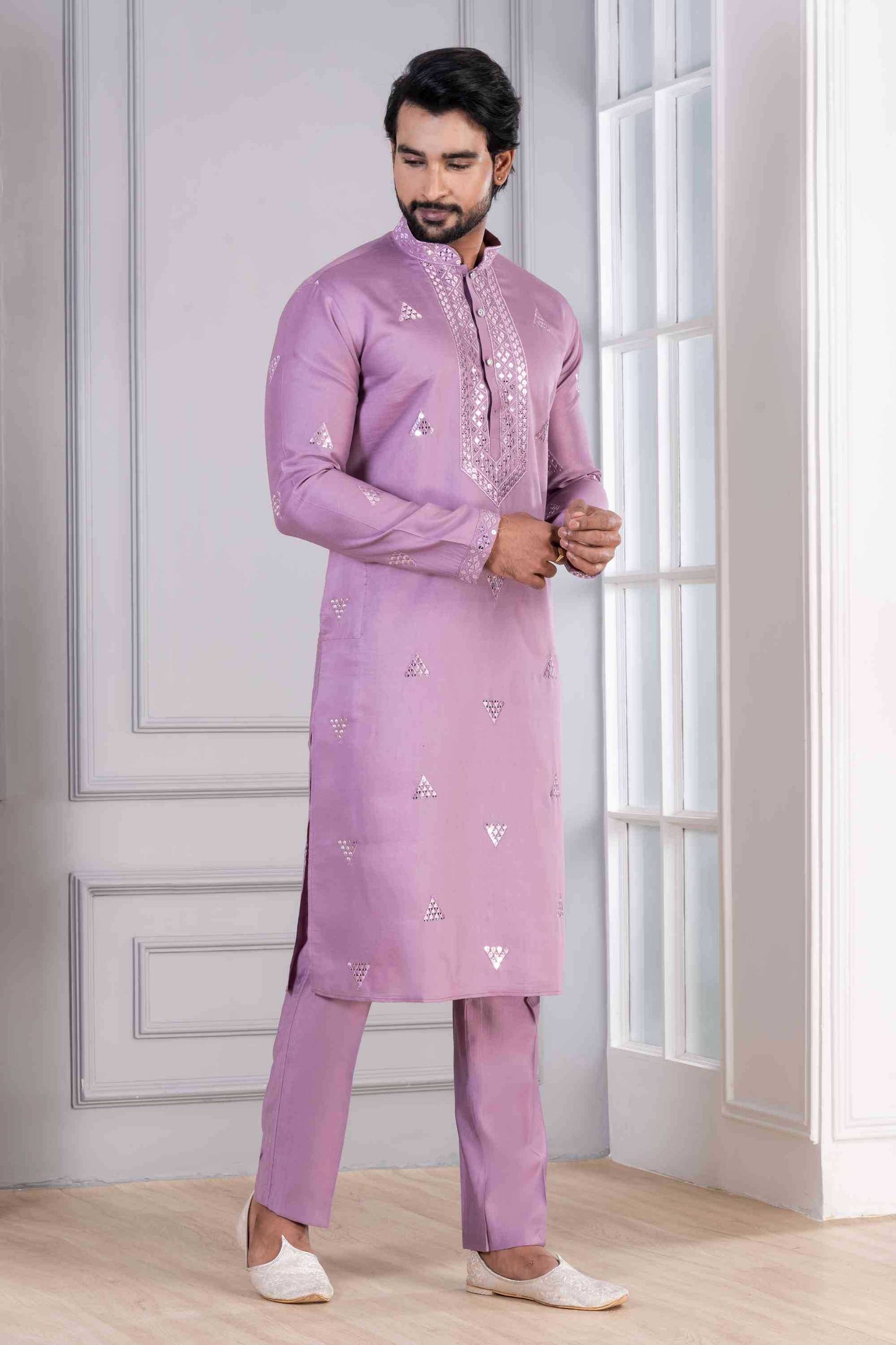 Cotton Mens Kurta Pyjama