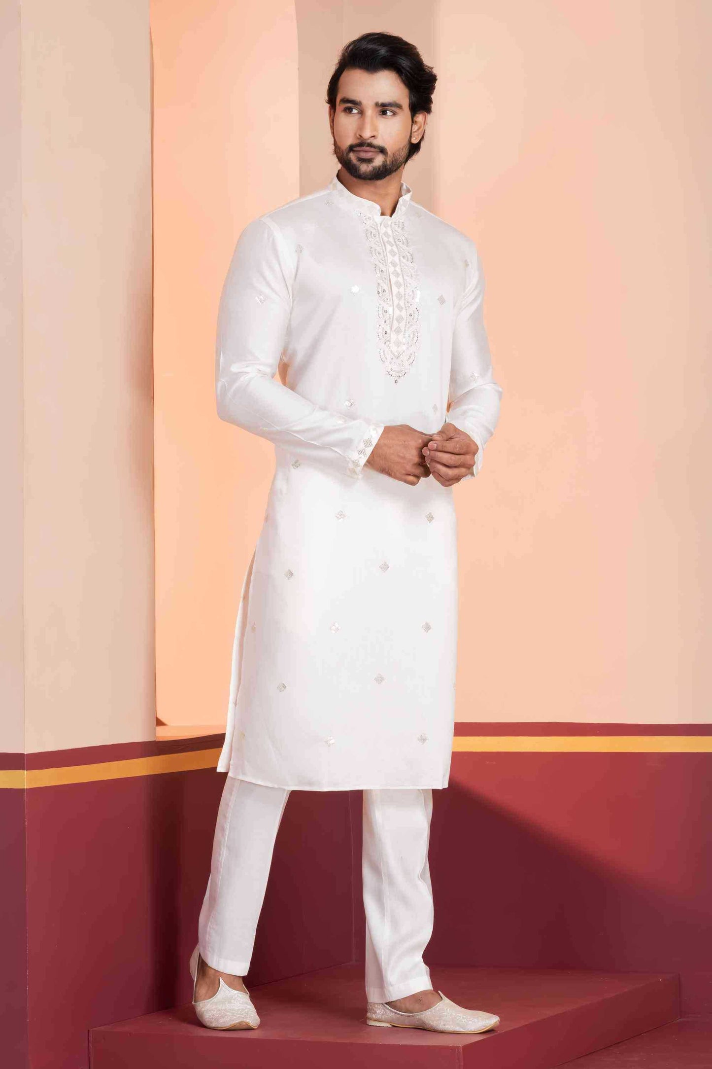 Cotton Mens Kurta Pyjama