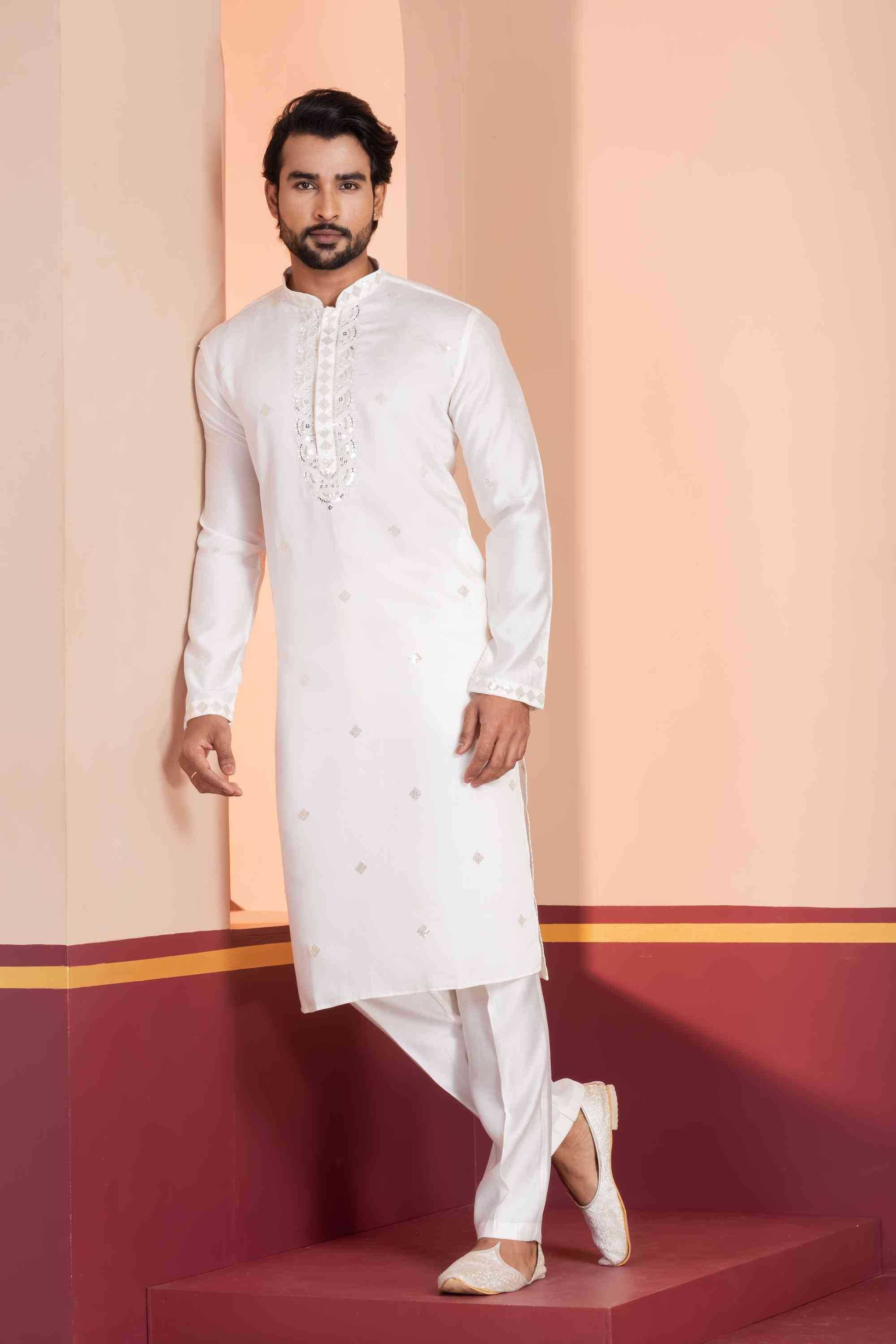 Cotton Mens Kurta Pyjama