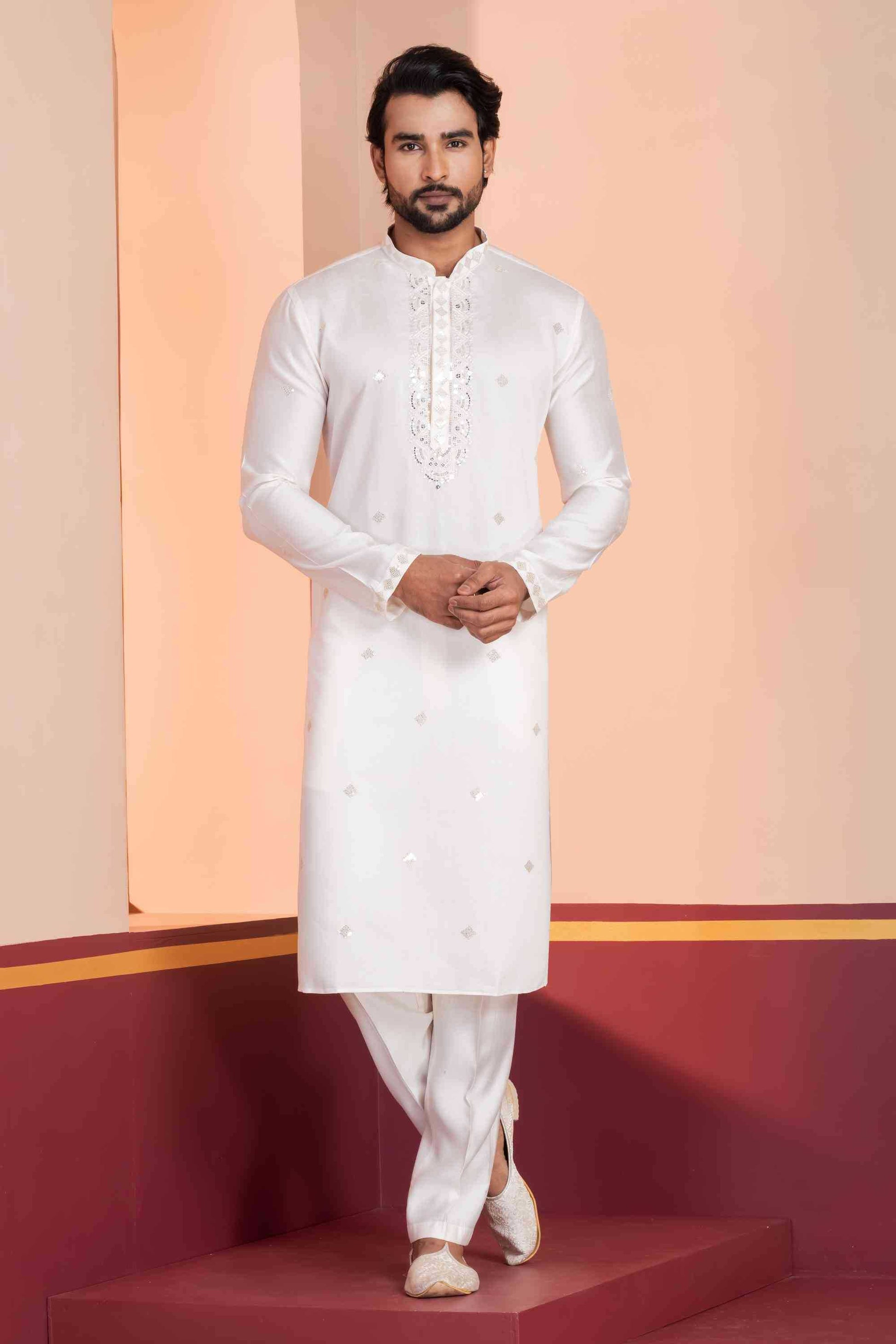 Cotton Mens Kurta Pyjama