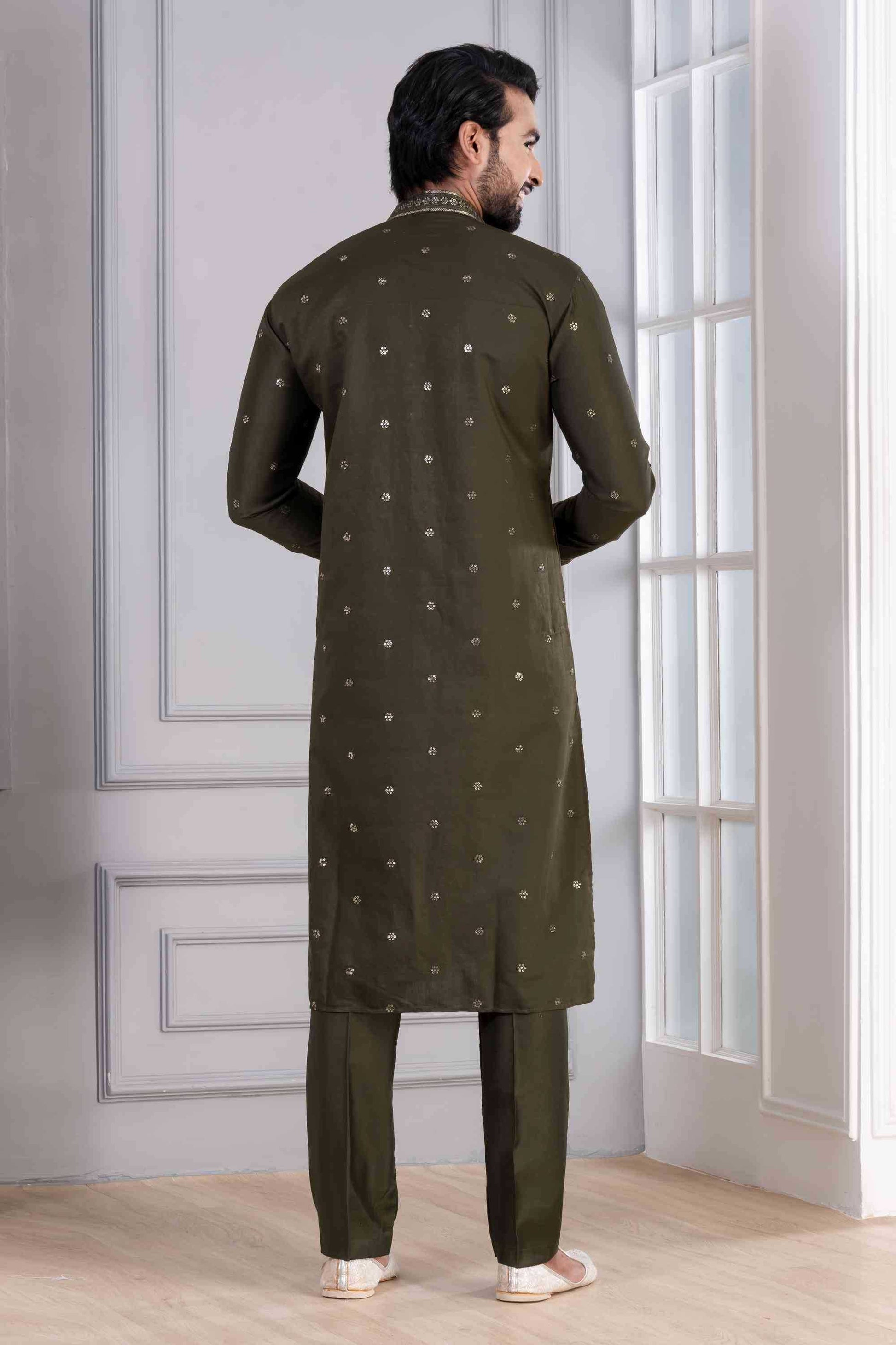 Cotton Mens Kurta Pyjama