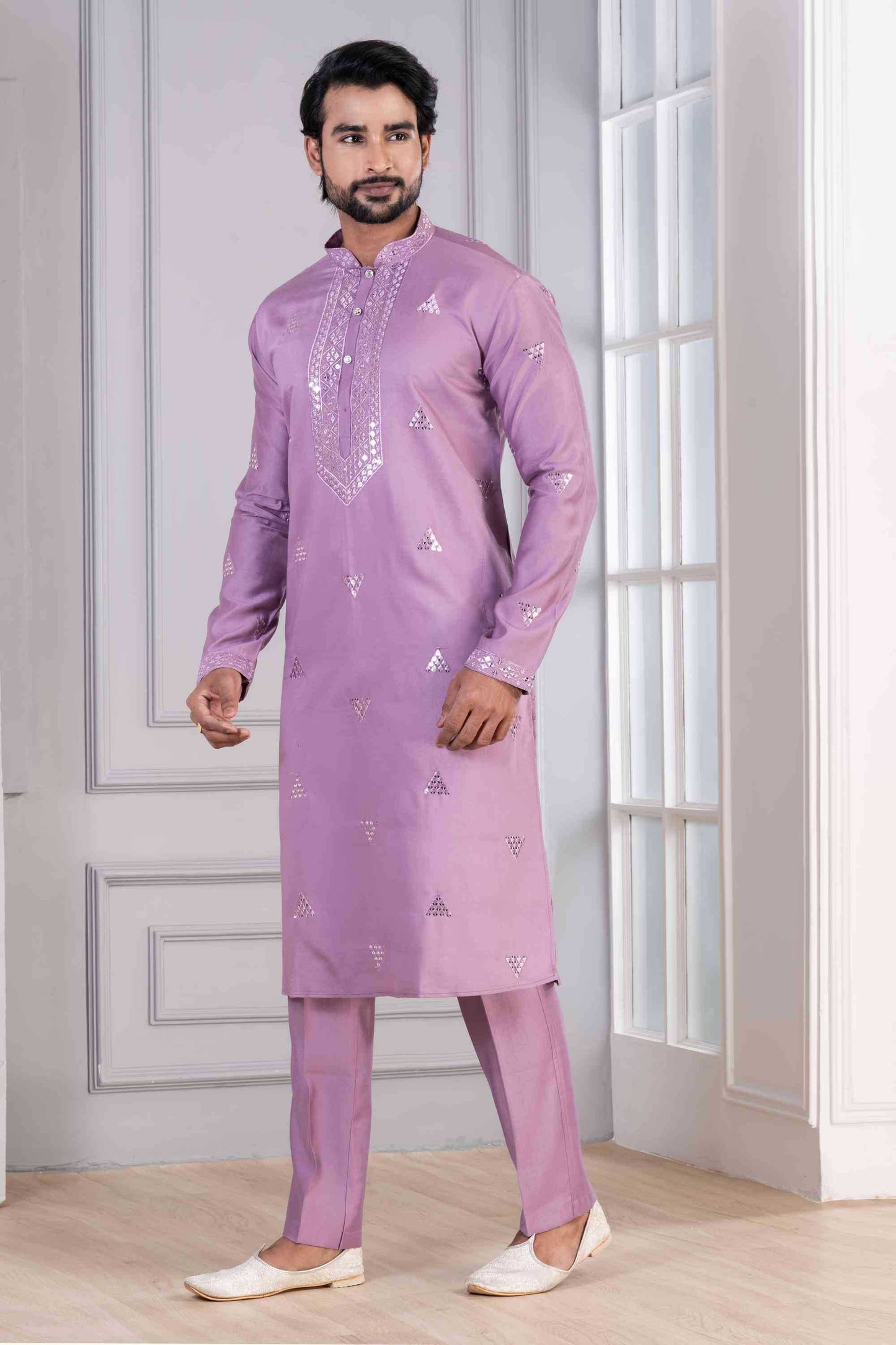 Cotton Mens Kurta Pyjama