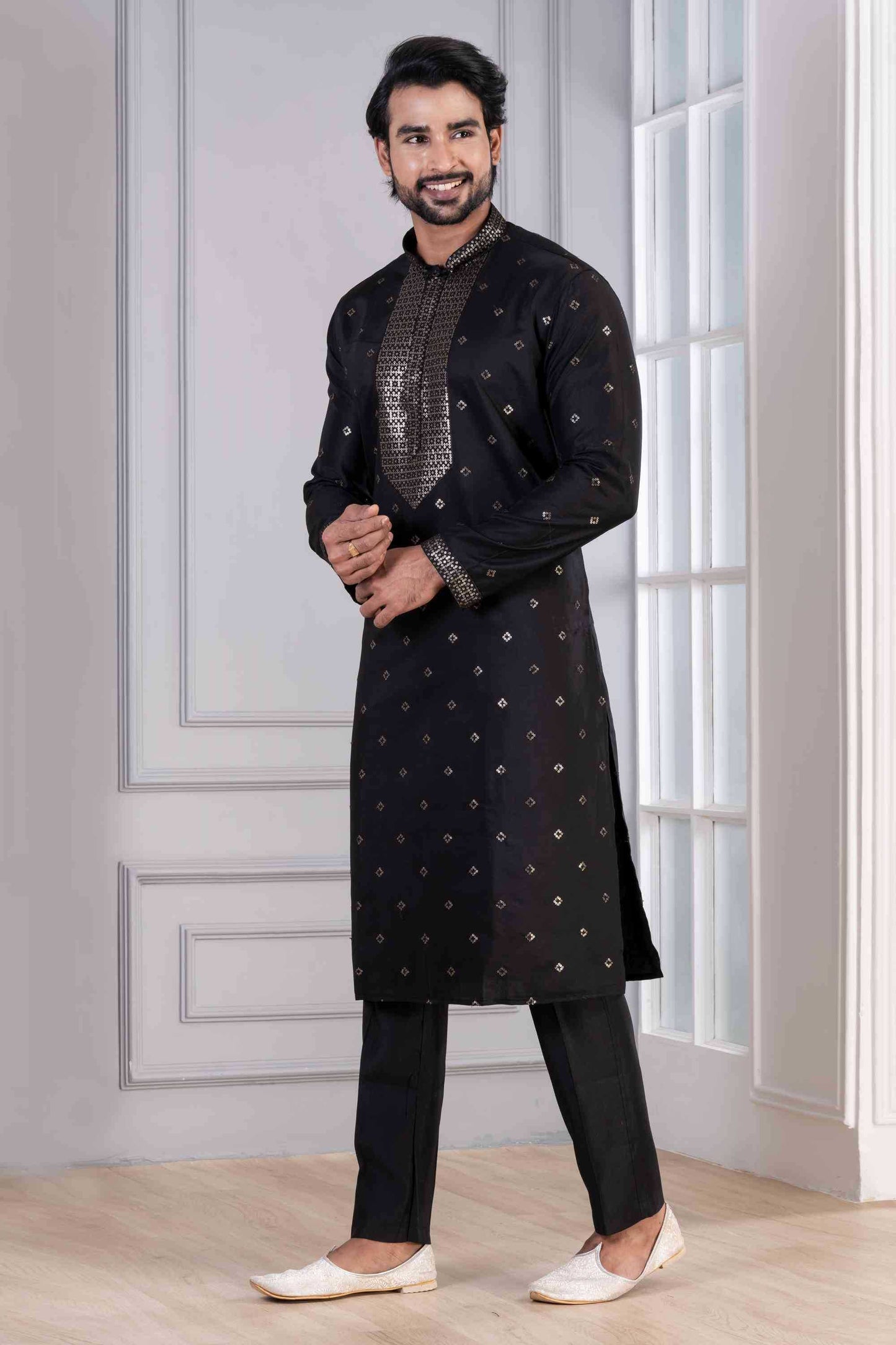 Cotton Mens Kurta Pyjama