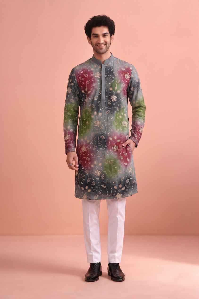 Rangoli Silk Mens Kurta