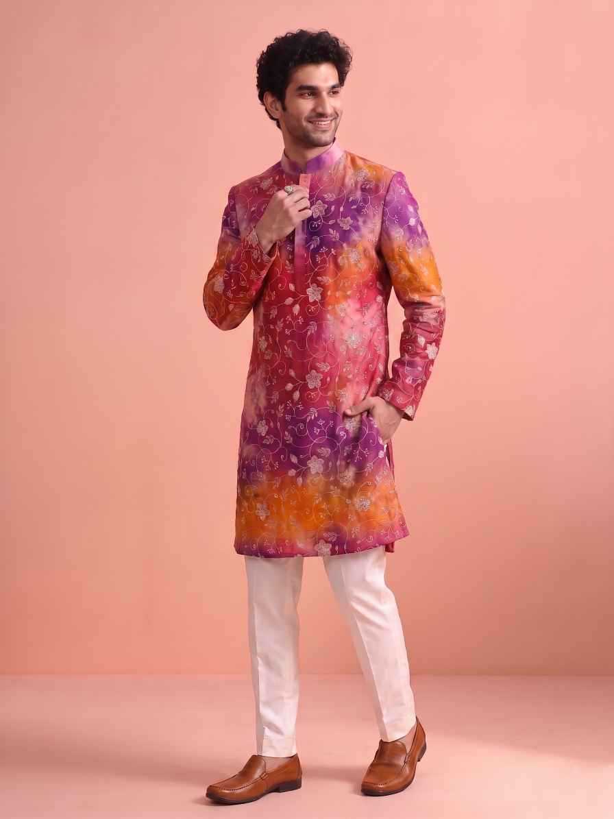 Rangoli Silk Mens Kurta