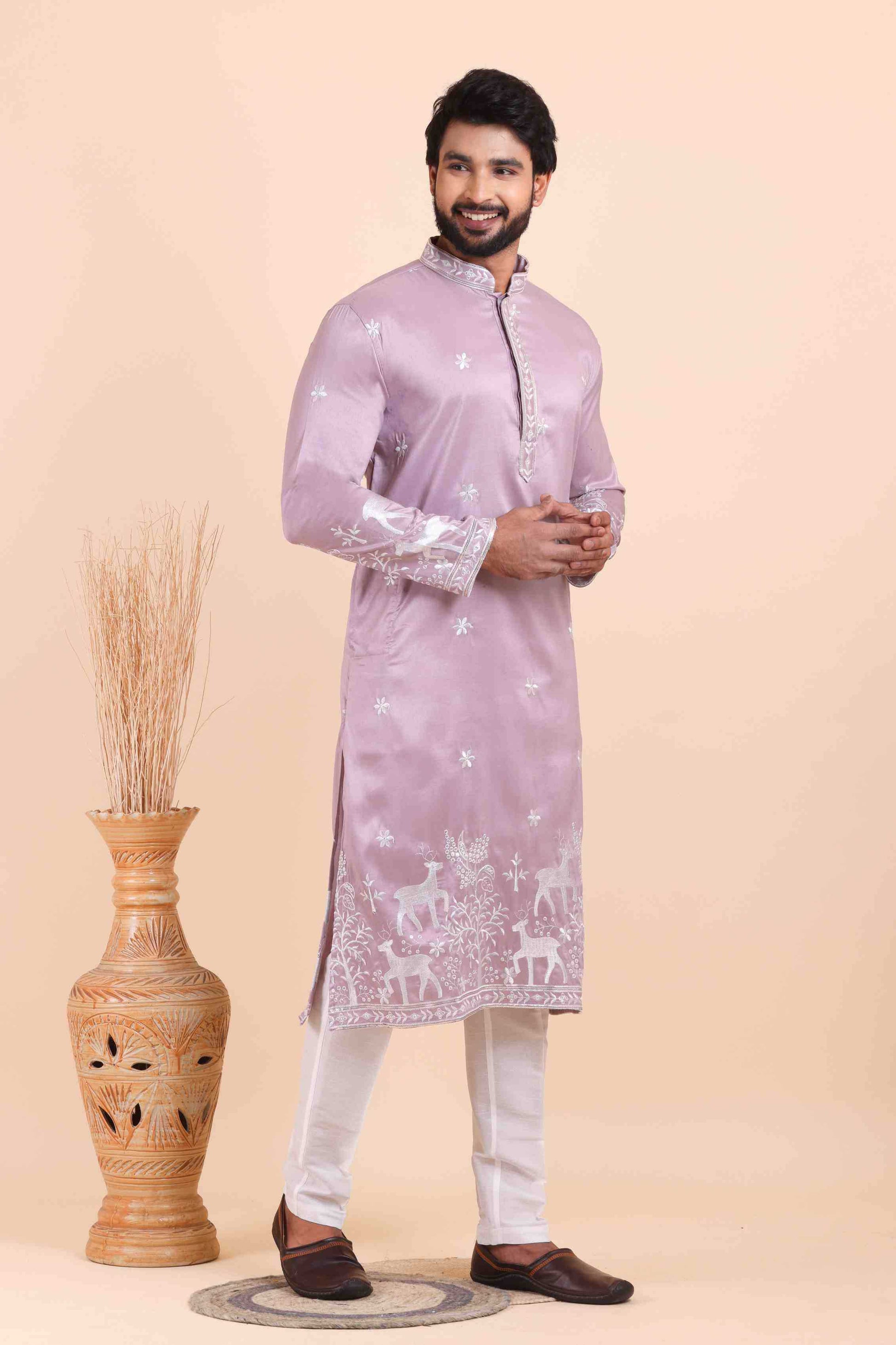 Silk Mens Kurta