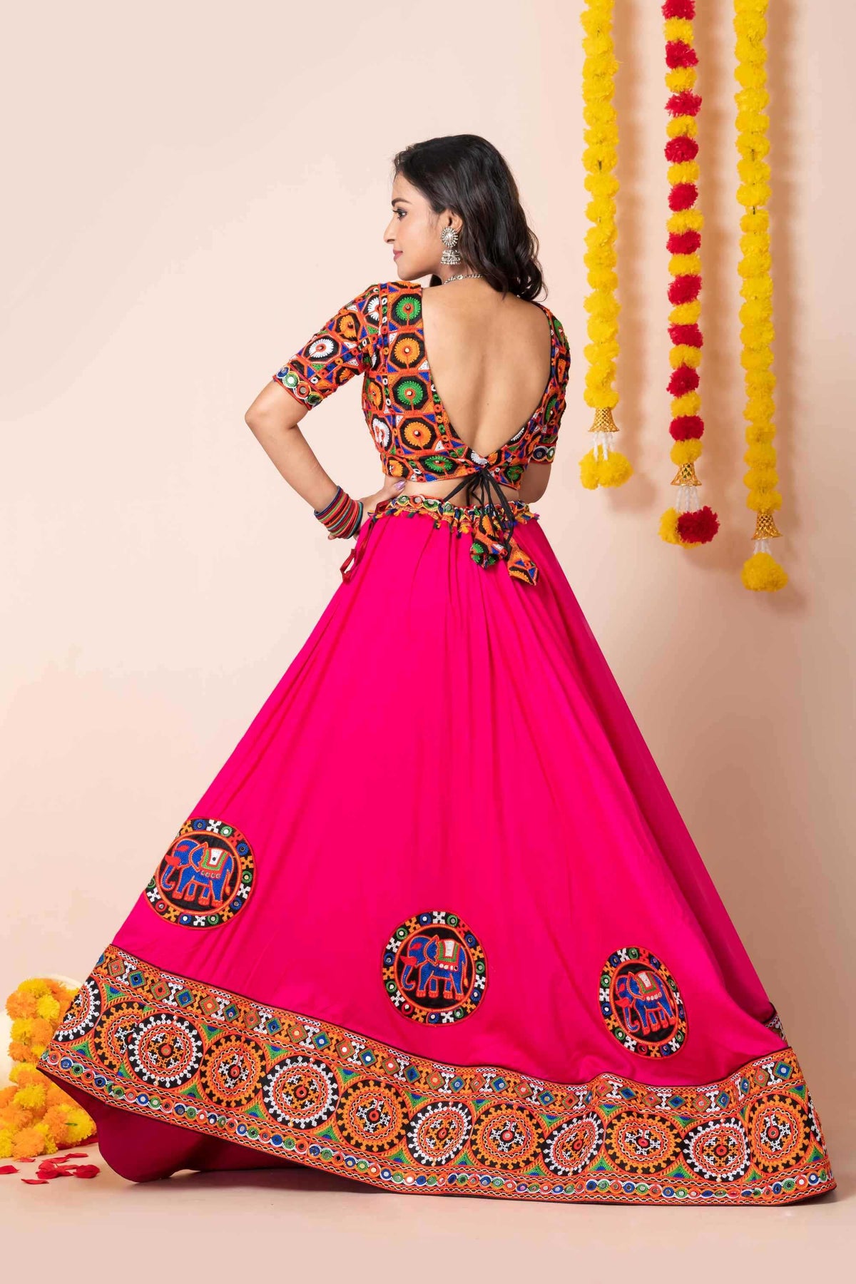 Heavy Rayon Embroidered Lehenga