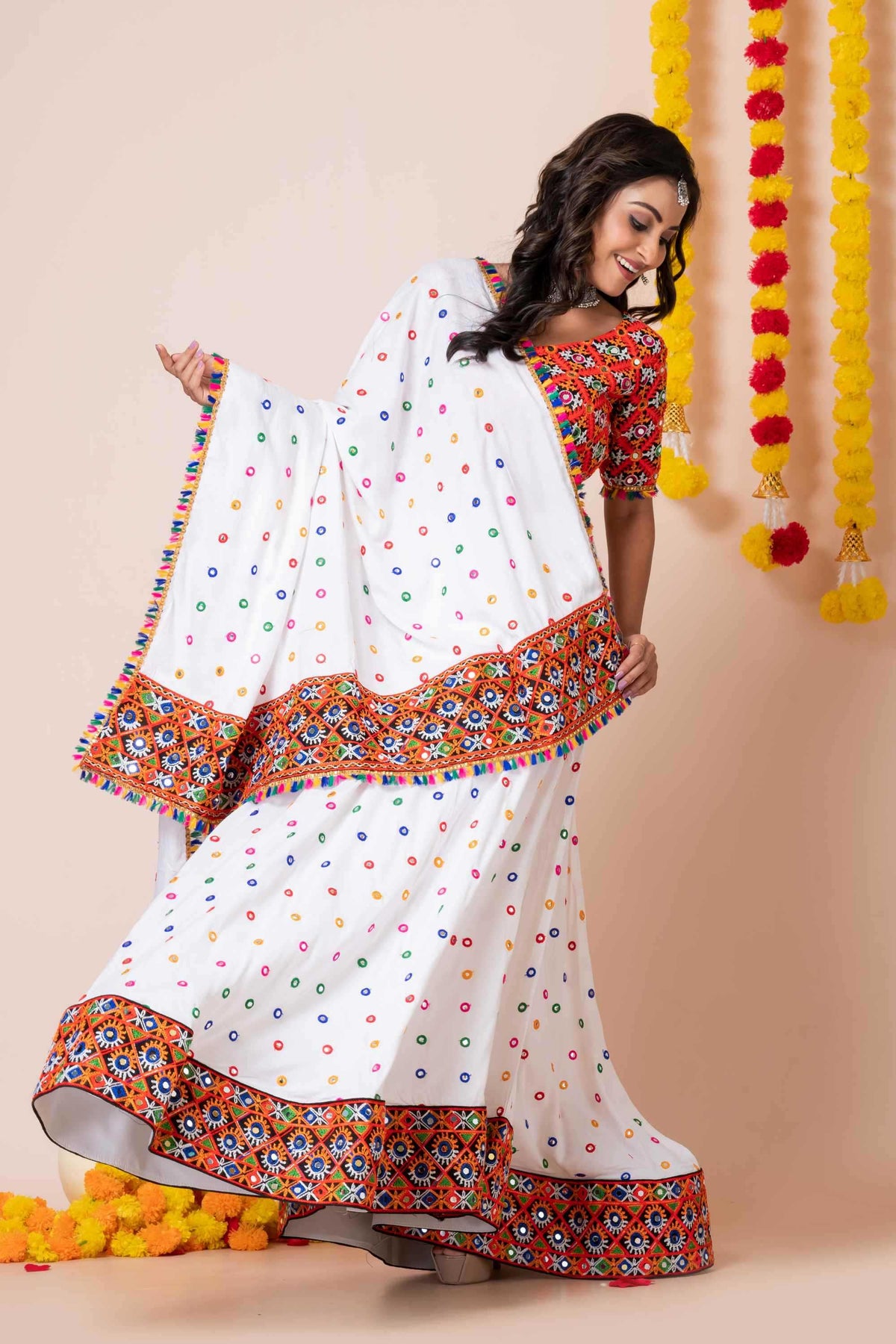 Heavy Rayon Embroidered Lehenga
