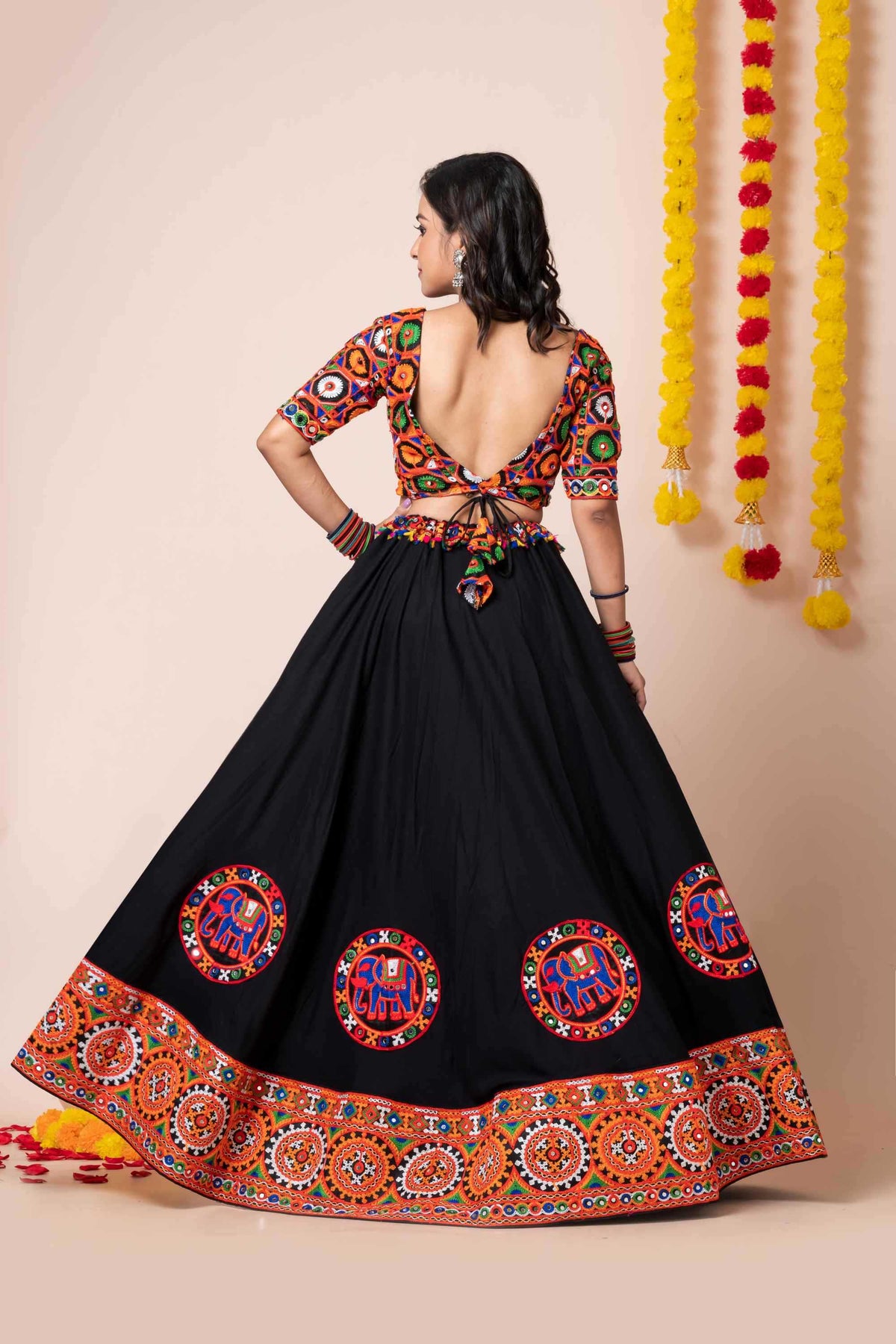 Heavy Rayon Embroidered Lehenga