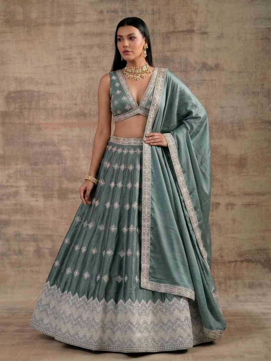 Satin Silk Lehenga