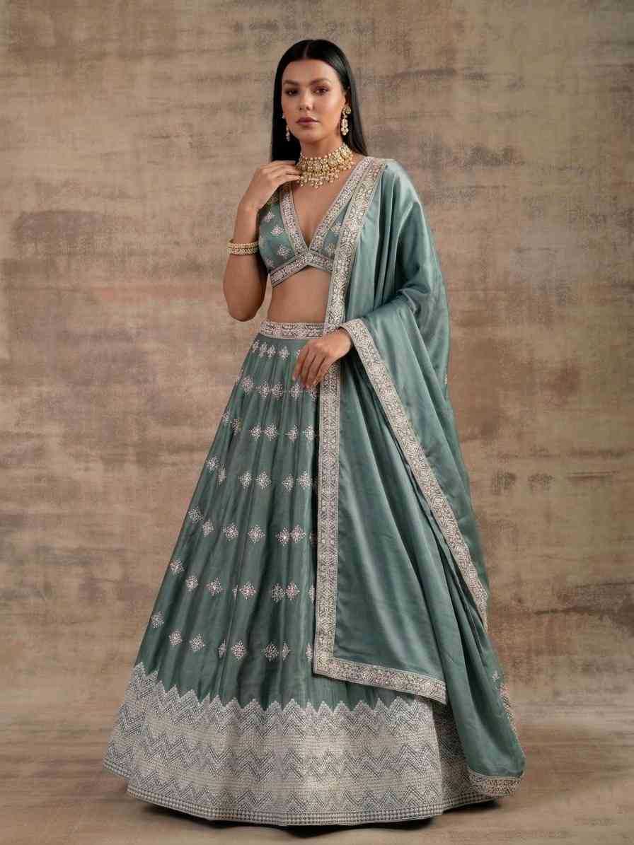 Satin Silk Lehenga