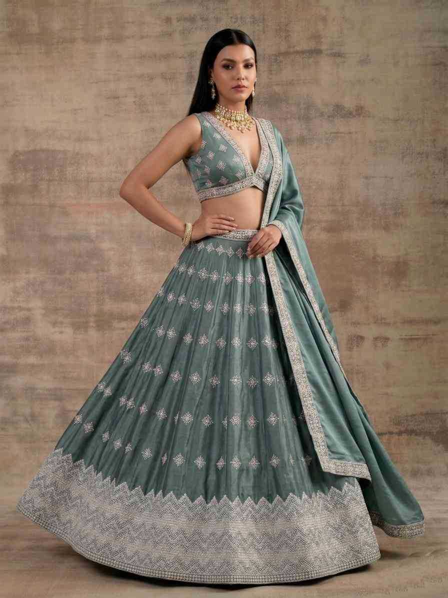 Satin Silk Lehenga