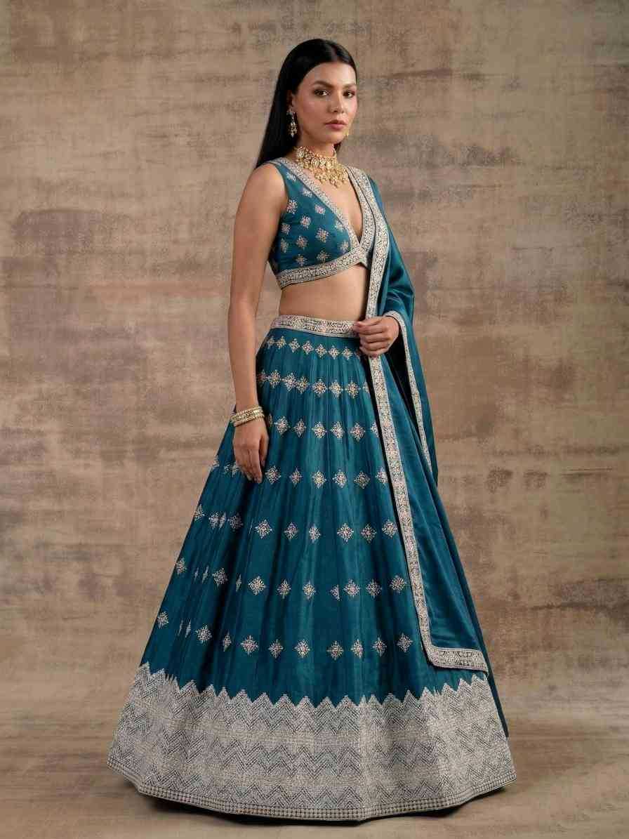 Satin Silk Lehenga