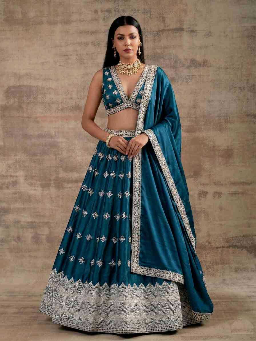 Satin Silk Lehenga