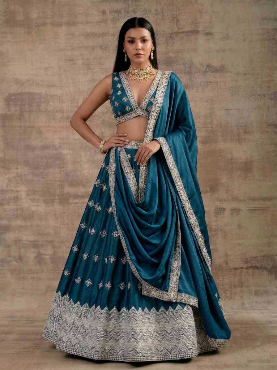 Satin Silk Lehenga