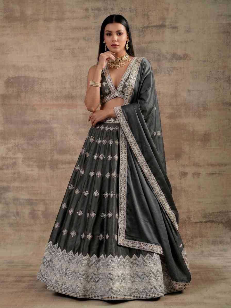 Satin Silk Lehenga