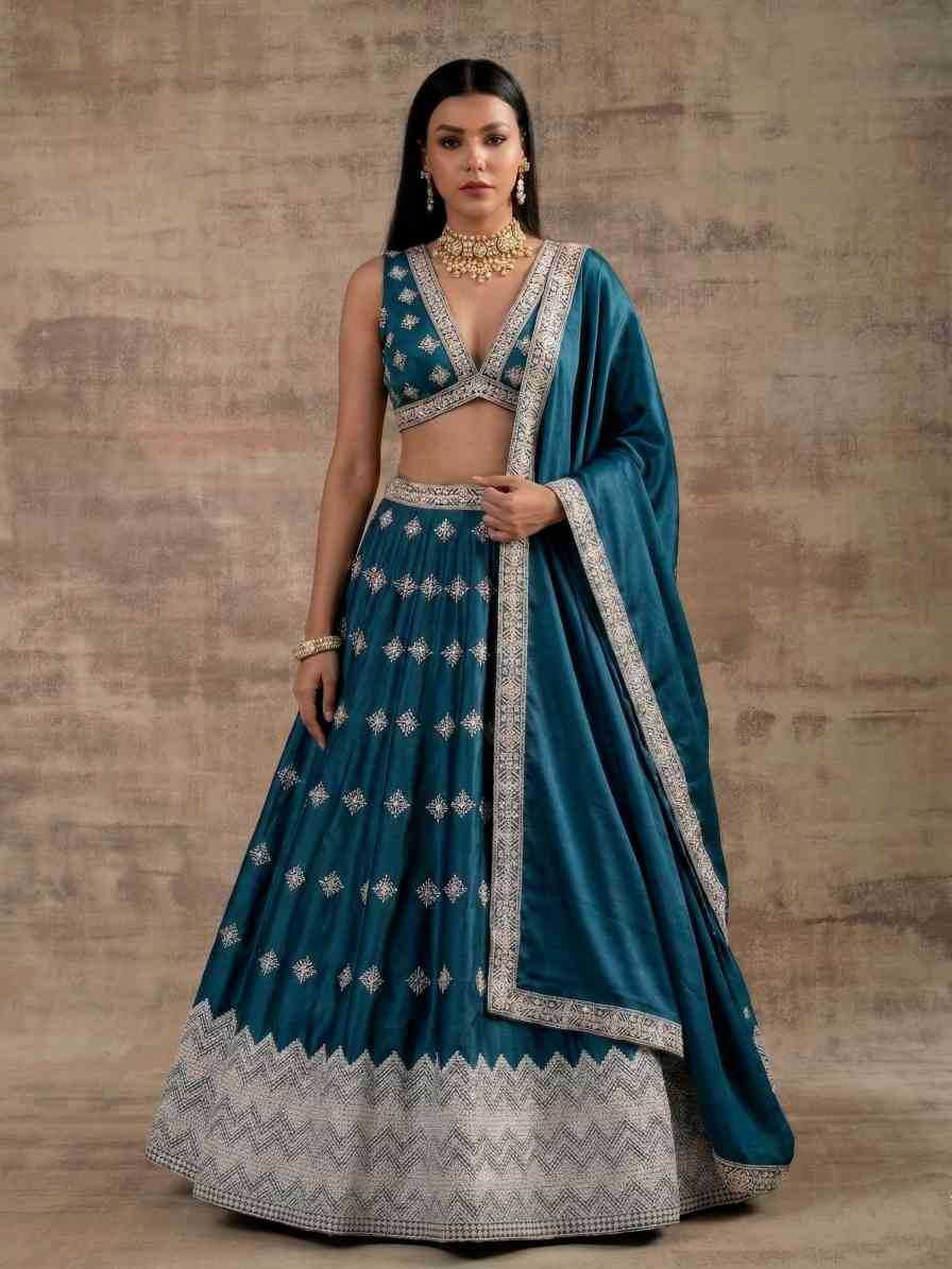 Satin Silk Lehenga