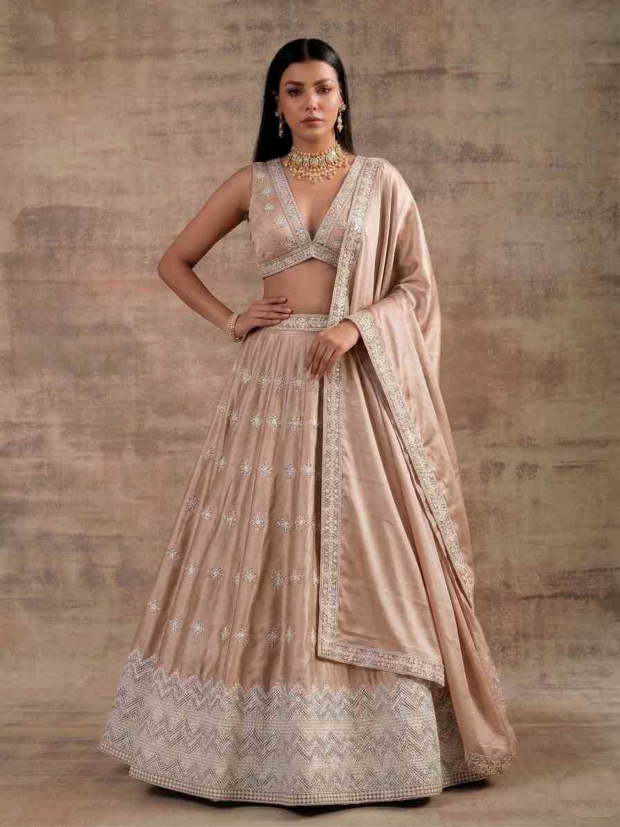 Satin Silk Lehenga