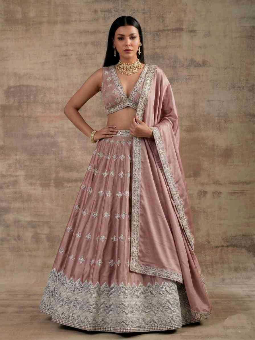 Satin Silk Lehenga