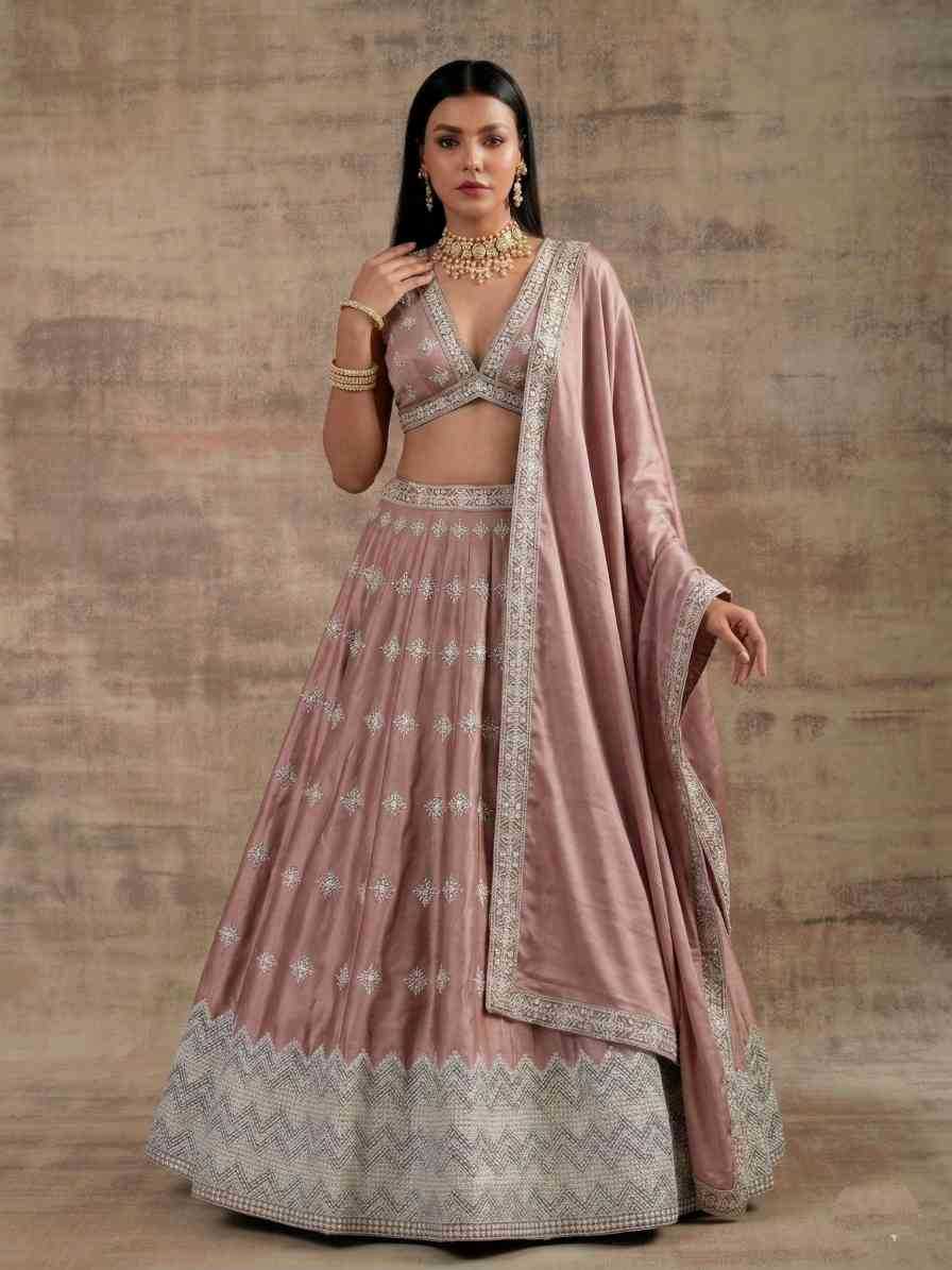 Satin Silk Lehenga