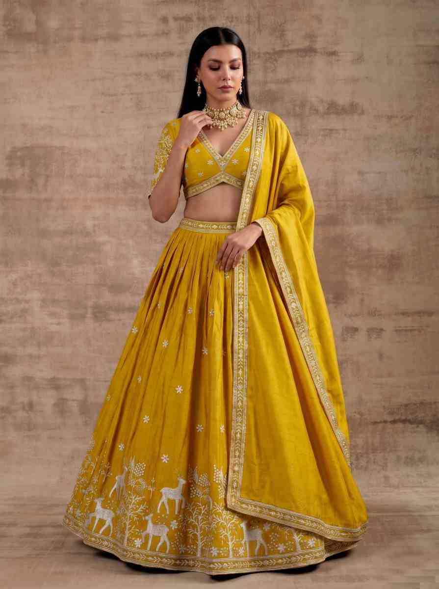 Satin Silk Lehenga