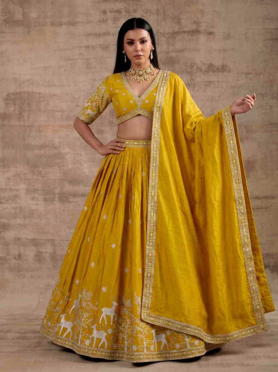 Satin Silk Lehenga