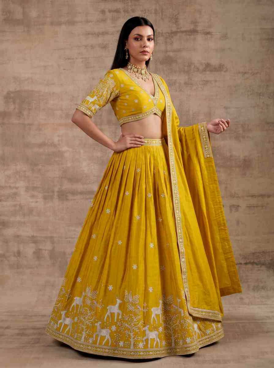 Satin Silk Lehenga