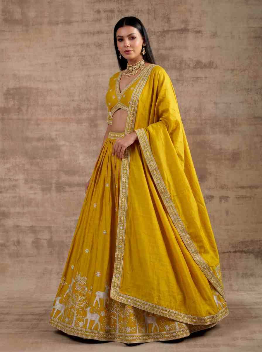 Satin Silk Lehenga