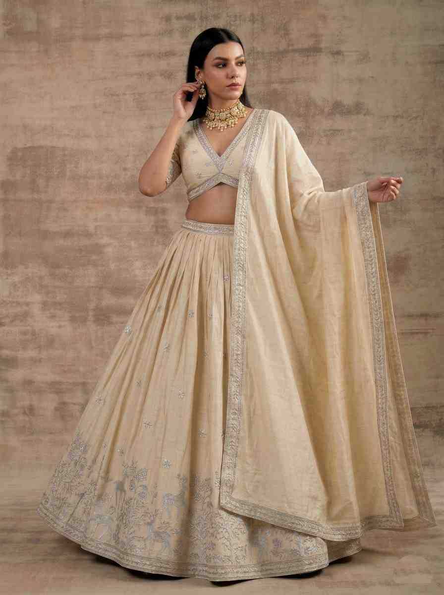 Satin Silk Lehenga