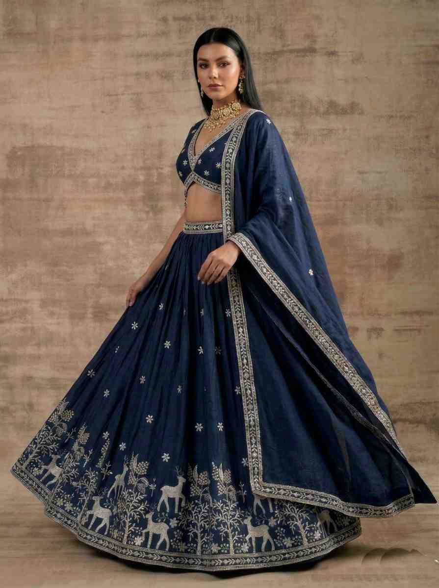 Satin Silk Lehenga