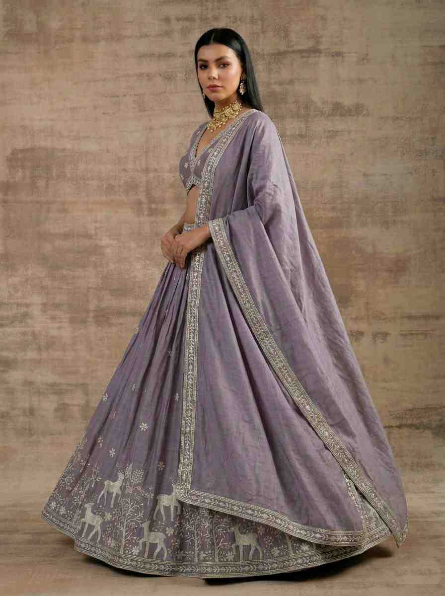 Satin Silk Lehenga