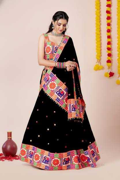 Heavy Rayon Embroidered Lehenga