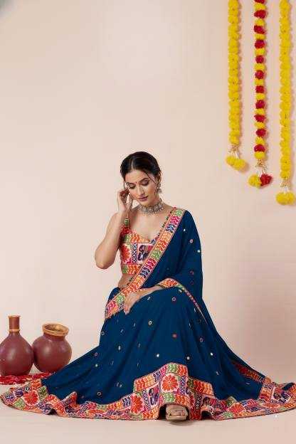 Heavy Rayon Embroidered Lehenga