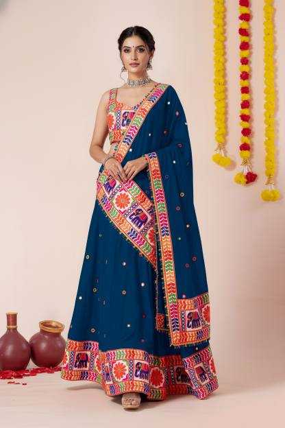 Heavy Rayon Embroidered Lehenga