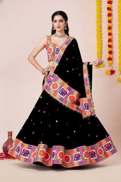 Heavy Rayon Embroidered Lehenga
