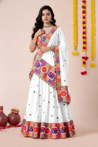 Heavy Rayon Embroidered Lehenga
