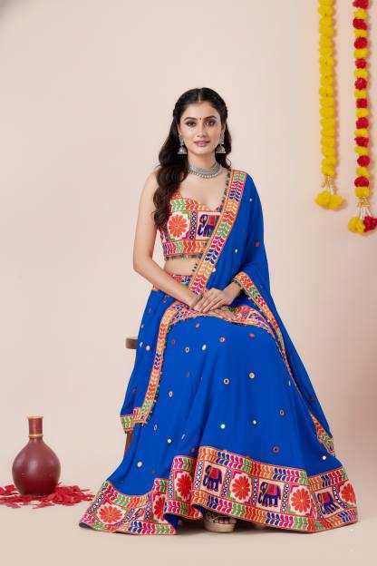 Heavy Rayon Embroidered Lehenga