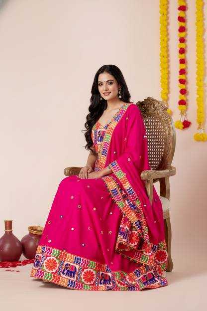 Heavy Rayon Embroidered Lehenga