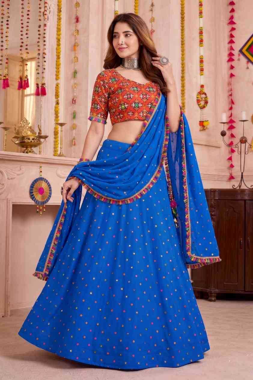 Heavy Rayon Embroidered Lehenga