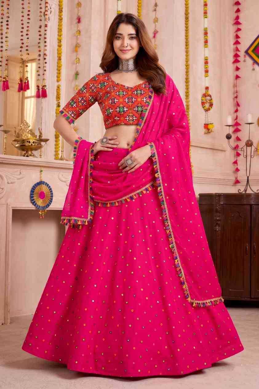Heavy Rayon Embroidered Lehenga
