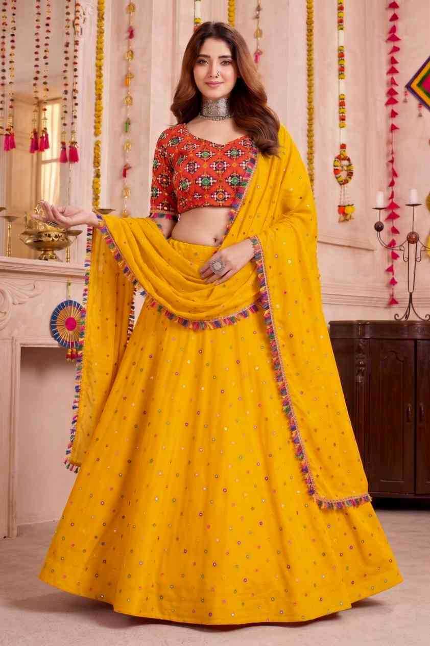Heavy Rayon Embroidered Lehenga