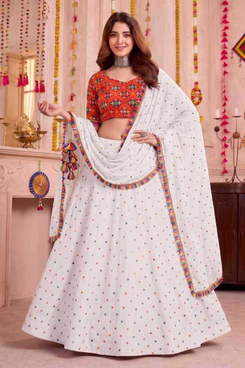 Heavy Rayon Embroidered Lehenga