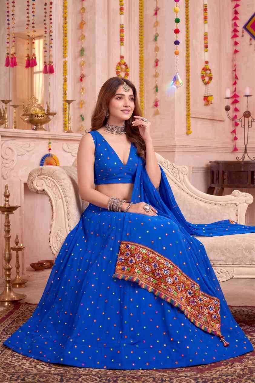 Heavy Rayon Embroidered Lehenga