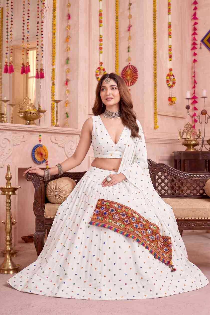 Heavy Rayon Embroidered Lehenga