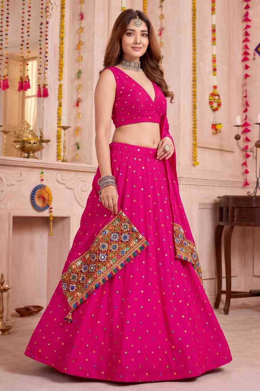 Heavy Rayon Embroidered Lehenga