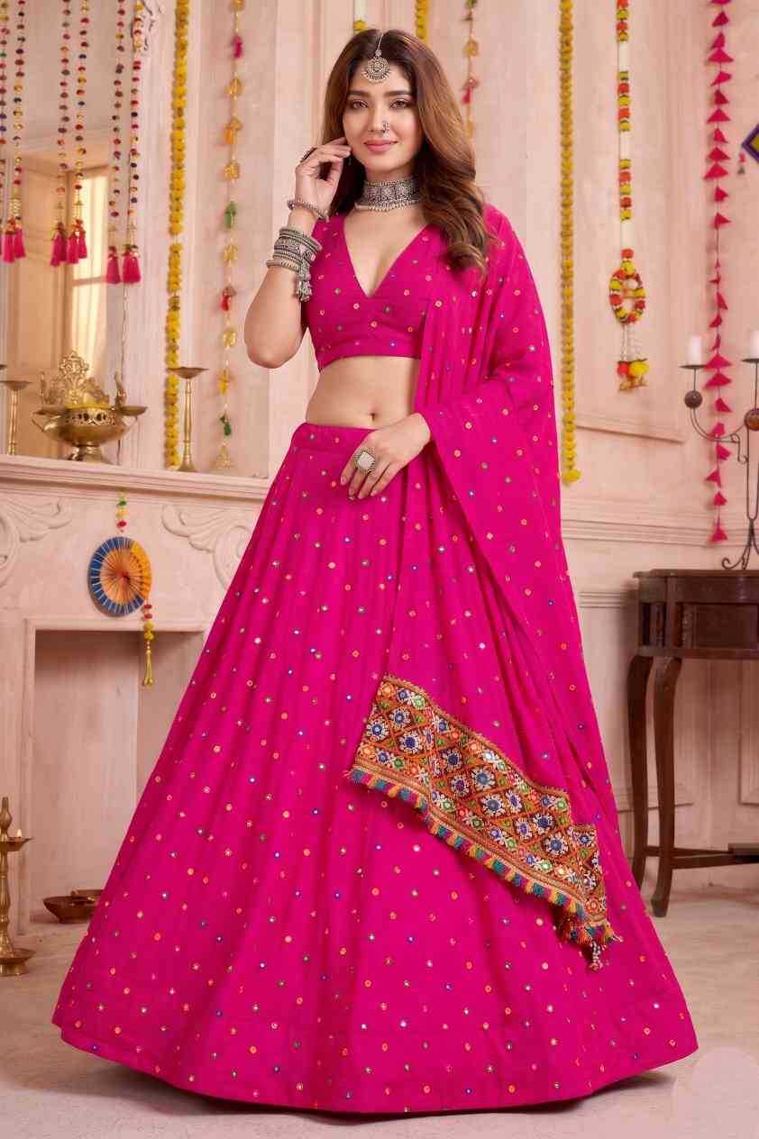 Heavy Rayon Embroidered Lehenga