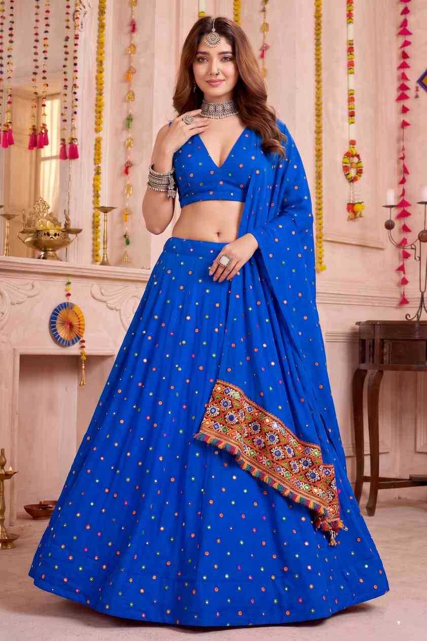 Heavy Rayon Embroidered Lehenga