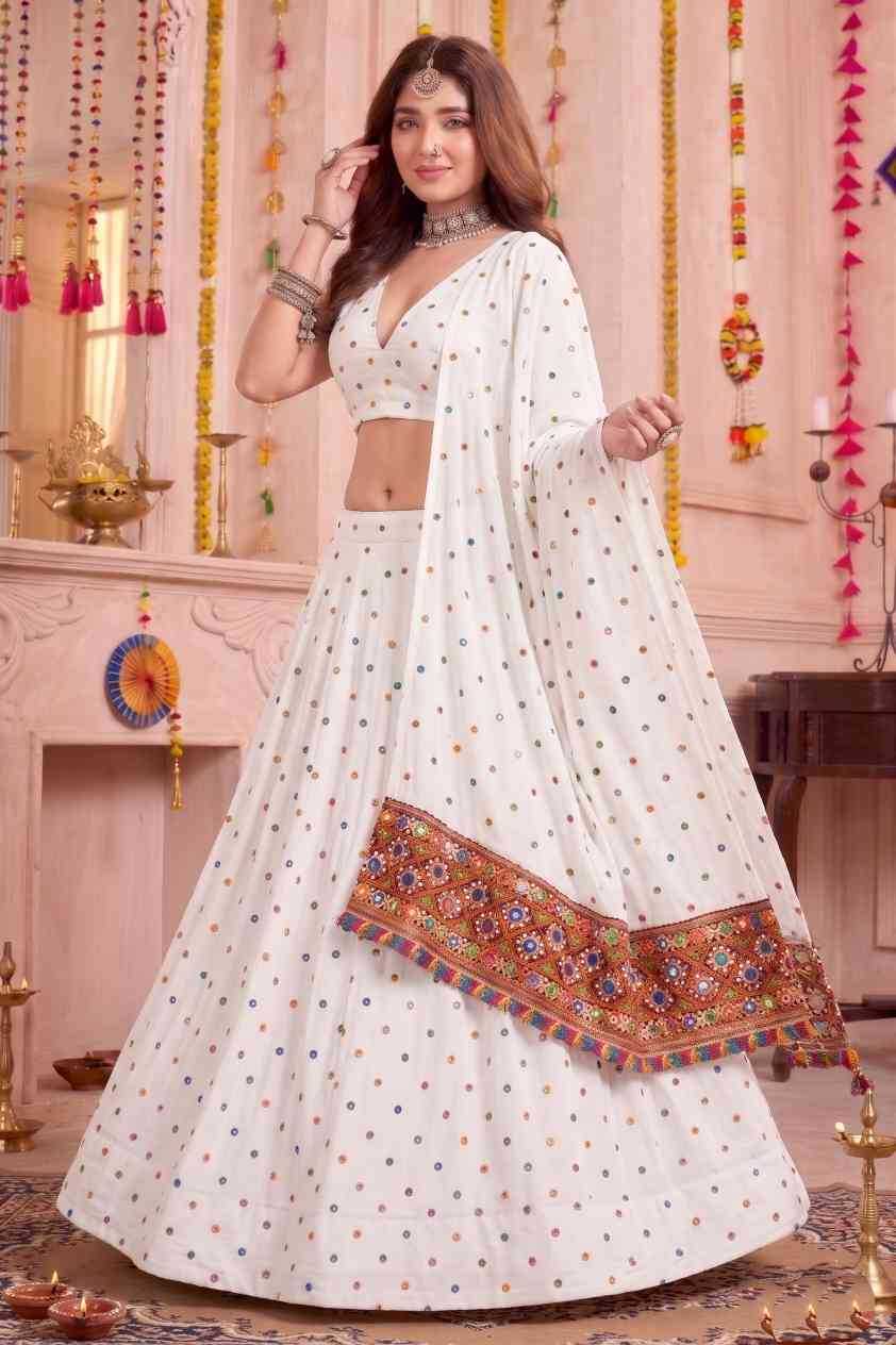 Heavy Rayon Embroidered Lehenga