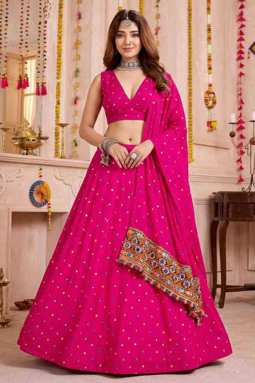 Heavy Rayon Embroidered Lehenga