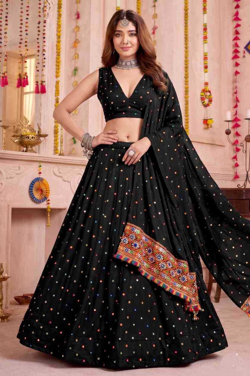 Heavy Rayon Embroidered Lehenga